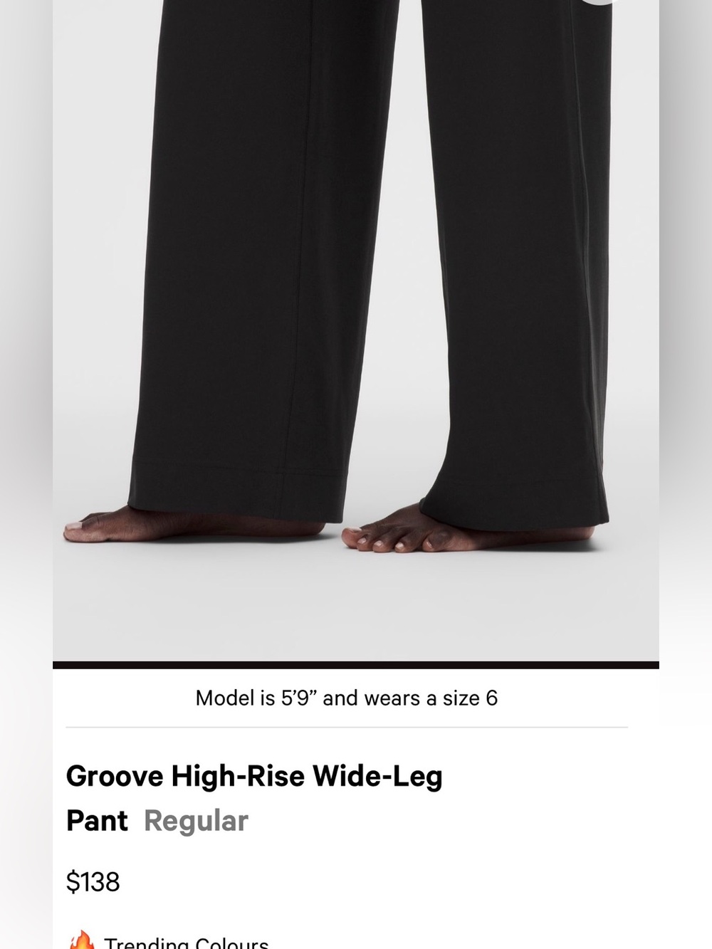 Lululemon Groove High-Rise Wide-Leg Pant - Picture 4 of 9